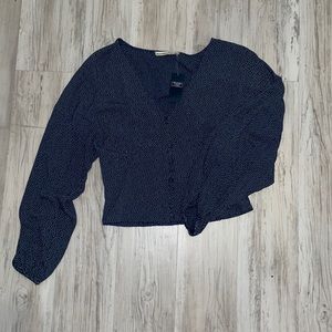 A&F Long-Sleeve Blouse